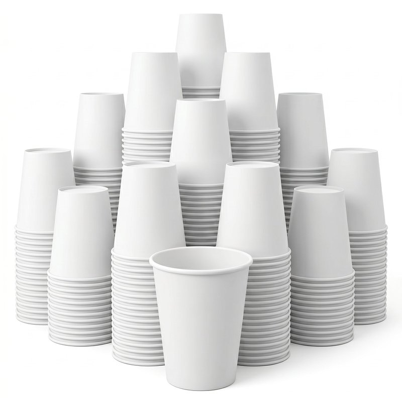 GreenWipe 8 oz Disposable Paper Cups